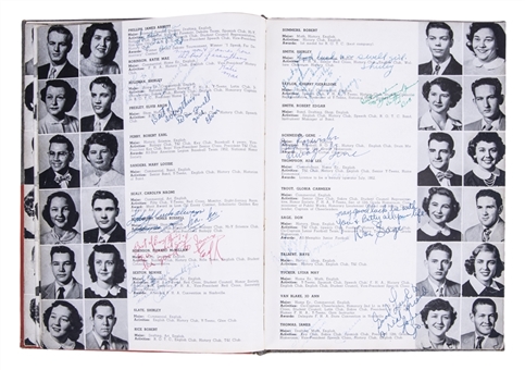 1953 Elvis Presley Signed & Inscribed L.C. Humes High School (Memphis, TN) Yearbook (JSA)
